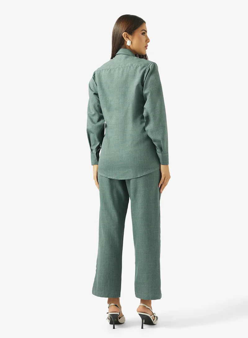 hayas closet  Embroidered Shirt & Pant Co-ord for Women | Best Price UAE